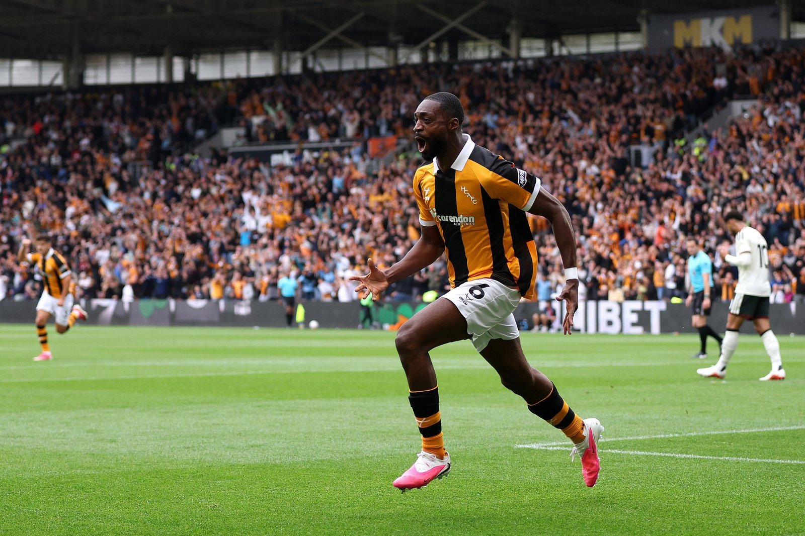 Nigeria defender Semi Ajayi scored as Hull City marked their Premier League return with a stunning 2-0 victory over Manchester United at the MKM Stadium.