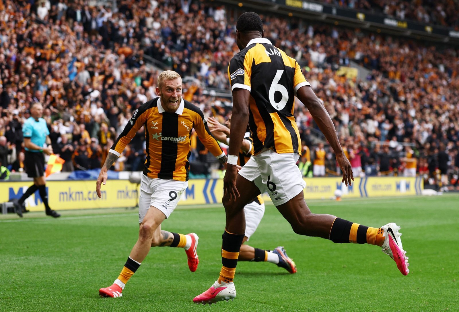 Nigeria defender Semi Ajayi scored as Hull City marked their Premier League return with a stunning 2-0 victory over Manchester United at the MKM Stadium.