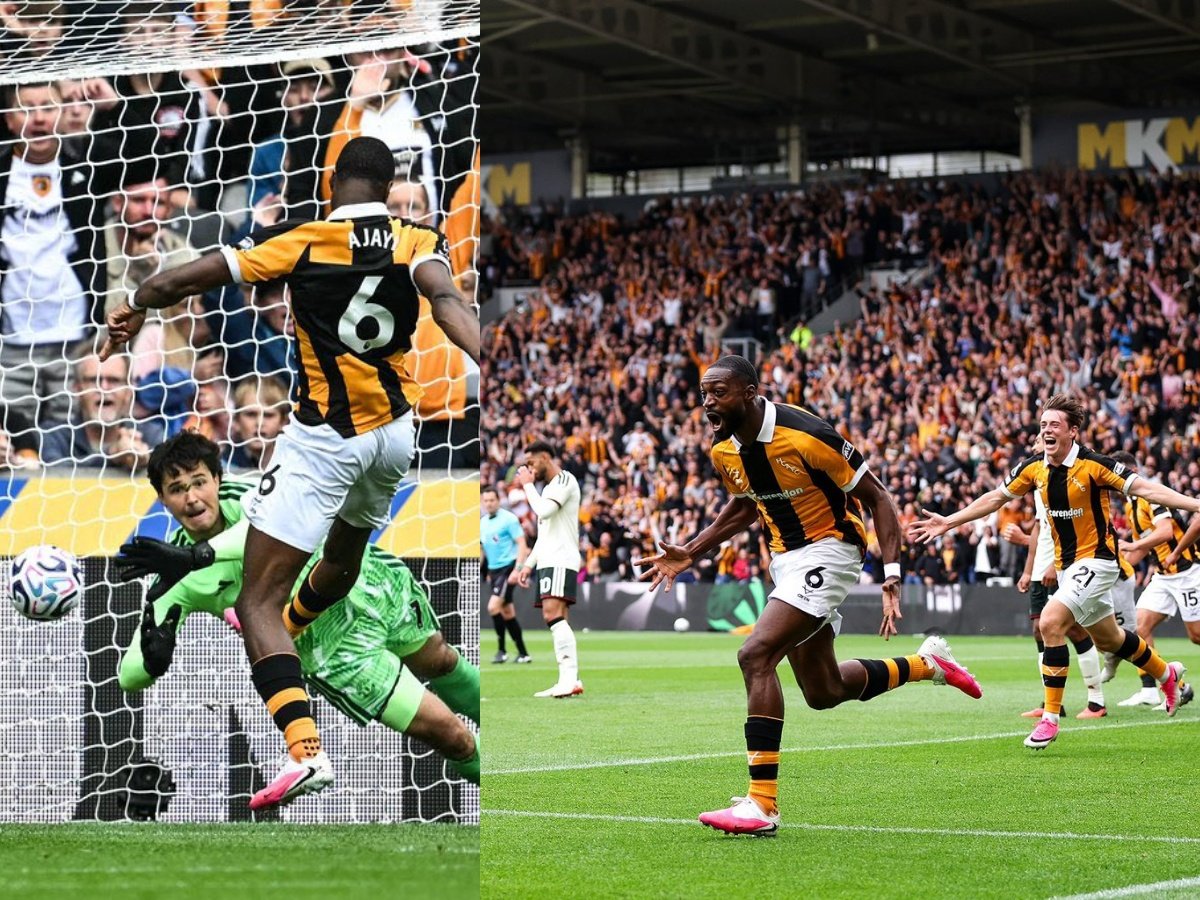 Nigeria defender Semi Ajayi scored as Hull City marked their Premier League return with a stunning 2-0 victory over Manchester United at the MKM Stadium.