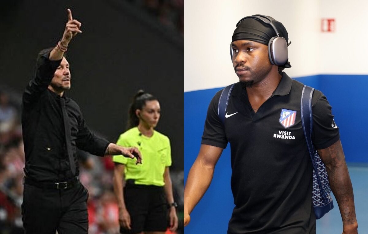Atletico Madrid boss Diego Simeone has explained Ademola Lookman’s deployment as a lone striker in the club’s 2-0 La Liga win over Malaga.