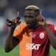 Victor Osimhen moved into third place among Galatasaray’s all-time foreign scorers after his brace against Erzurumspor took his club tally to 63 goals.