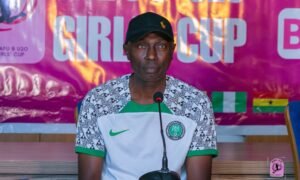 Falconets coach Moses Aduku says England underestimated Nigeria before their 3-0 defeat, as Janet Akekoromowei was named Player of the Match.