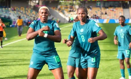 Nigeria’s Falconets beat England 3–0 in the Round of 16 to reach the quarter-finals of the 2026 FIFA U-20 Women’s World Cup, extending their unbeaten record against England at the tournament.