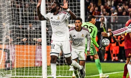 Real Madrid fought back from 3-1 down to beat Roma 4-3 in the Champions League, with Endrick and Carlos Espí inspiring a late revival before Antonio Rüdiger struck the winner.