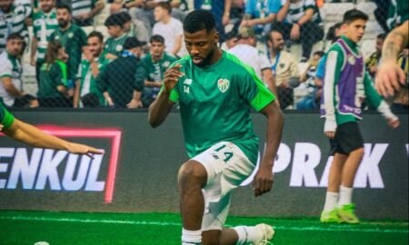 Kelechi Iheanacho earned an 8.3 match rating after scoring again in Bursaspor’s 2-1 defeat to Mardin 1969 Spor, extending his scoring streak to 10 consecutive games for club and country.