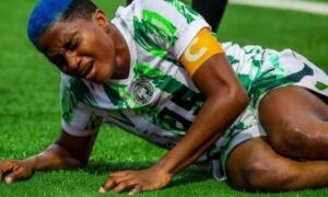 Rasheedat Ajibade faces surgery and a lengthy recovery after fracturing her ankle against Comoros, leaving PSG and Nigeria facing a major setback.