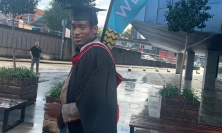 Nigeria striker Taiwo Awoniyi has revealed how a promise to his father has kept him studying throughout his football career, with his latest qualification his third.
