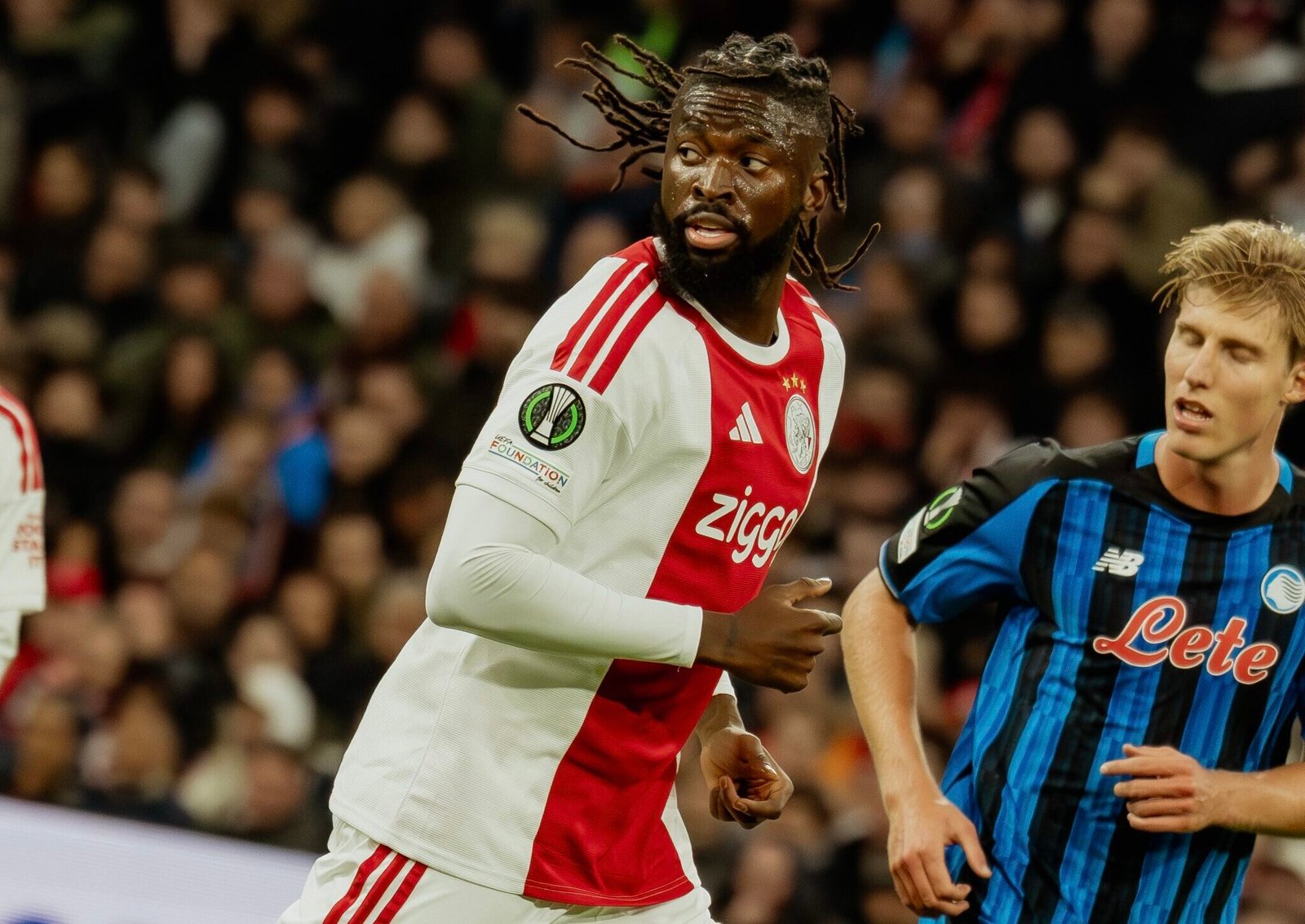 Tolu Arokodare came off the bench to change Ajax’s night against Atalanta, reaching a major career milestone before setting up a late second goal.