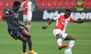 Nigerian winger Ubong Ekpai has praised Jindřich Trpišovský as a father figure to African players in Czech football while expressing disappointment over his unexplained departure from Slavia Prague.